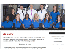 Tablet Screenshot of bigbiechiropractic.com
